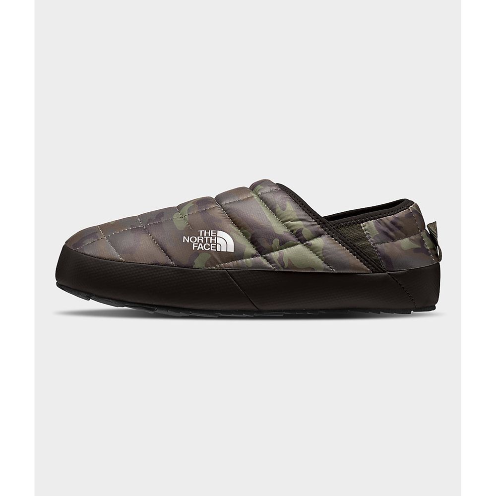 The North Face Mules Mens Australia - The North Face Thermoball™ Traction V Green / Camo Print (XAI-